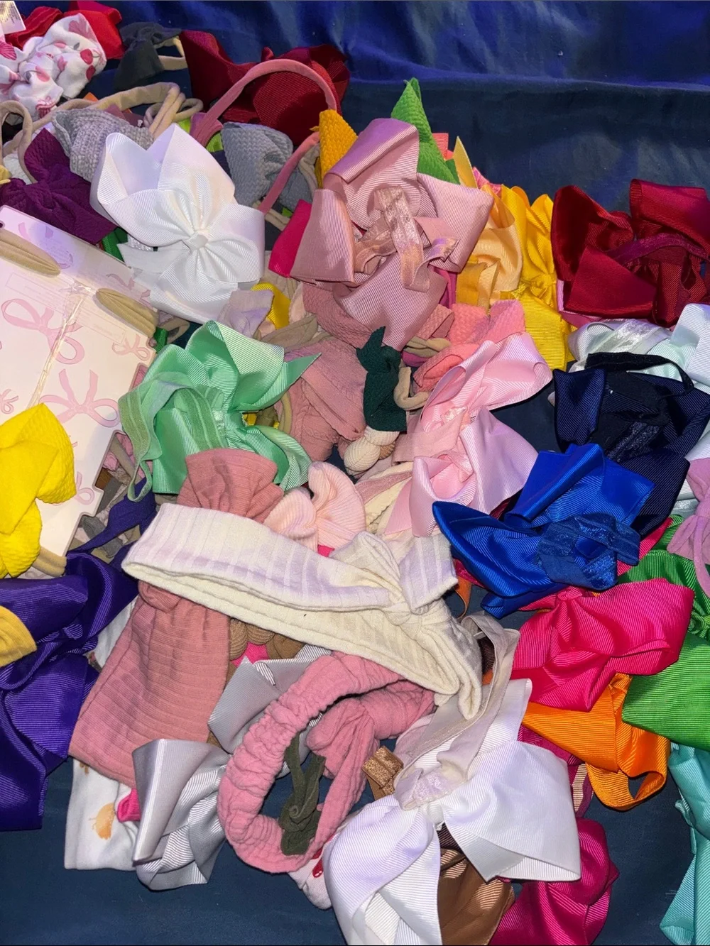 200 plus Assorted Kids Hair Bows and Headbands - Multi-Color Pack